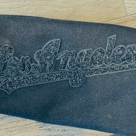 NWT Special Edition Los Angeles Dodgers Triple Black Wool Women's Varsity Jacket - Picture 6 of 7